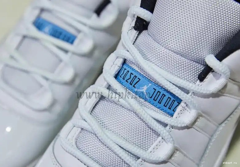 Low Air Authentic Jordan 11 Columbia 0613